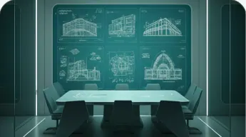 City skyline representing company growth